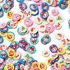 Christmas Theme Handmade Polymer Clay Cabochons CLAY-F005-04-1