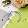 Adjustable Braided Polyester Cord Bracelet Making AJEW-JB00760-04-4