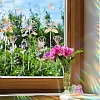 Flower Rainbow Prism Electrostatic Window Stickers PW-WGC86F6-01-3