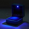 Square Plastic Jewelry Ring Boxes OBOX-F005-01A-4