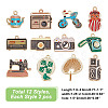 ARRICRAFT 24Pcs 12 Style Alloy Enamel Pendants ENAM-AR0001-72-2