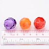 Mixed Color Faceted Round Transparent Acrylic Beads X-TACR-S113-20mm-M-4