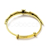 Gothic Bat Alloy Expandable Bangles BJEW-B081-01AG-3