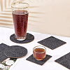 BENECREAT 5Pcs Cork & Felt Drink Coasters DJEW-BC0001-03-6