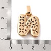 Brass Micro Pave Cubic Zirconia Pendants KK-C076-29N-G02-3