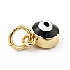 Rack Plating Brass Enamel Charms KK-G387-08G-4