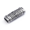 Retro 304 Stainless Steel Slide Charms/Slider Beads STAS-L243-015AS-1