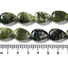 Natural Teardrop Xinyi Jade/Chinese Southern Jade Beads Strands G-L242-23-5