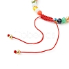 Electroplate Glass Braided Bead Bracelets for Kids BJEW-JB06361-6