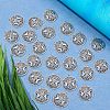 60Pcs Life of Tree Moon Charm Pendant Triple Moon Goddess Pendant Ancient Bronze for Jewelry Necklace Earring Making crafts JX339B-3