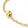 PVD Vacuum Plating 304 Stainless Steel Satellite Chains Anklet for Women STAS-E001-25G-2