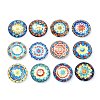 12Pcs Glass Cabochons GGLA-S059-05-1