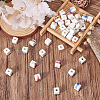 FASHEWELRY 72Pcs 4 Colors Handmade Porcelain Beads PORC-FW0001-02-5