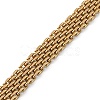 Ion Plating(IP) 304 Stainless Steel Mesh Chain Bracelet BJEW-G669-14G-4