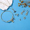 10Pcs 2 Style Brass Micro Pave Clear Cubic Zirconia Charms FIND-SZ0005-89-5