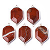 Natural Red Jasper Links Connectors G-S359-280G-1