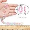 Rainbow Color Plated Transparent Acrylic Linking Rings FIND-CJC0015-24-2