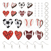 DIY Sport Theme Earring Making Kit DIY-TA0006-11-2