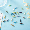 Fashewelry 36Pcs 9 Styles Natural Gemstone Connector Charms FIND-FW0001-34-6