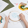 Flower Pattern Embroidery Beginner Kits DIY-WH0453-66-3