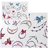 5D Stereoscopic Embossed Art Water Transfer Stickers Decals MRMJ-S008-086V-1