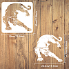 PET Hollow Out Drawing Painting Stencils DIY-WH0391-0597-2