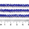 Electroplate Opaque Glass Beads Strands EGLA-A035-P4mm-A07-4
