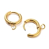 304 Stainless Steel Huggie Hoop Earring Findings STAS-Z047-15G-2