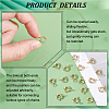 DICOSMETIC 40Pcs Eco-friendly Brass Spring Ring Clasps KK-DC0001-72-4
