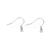 Anti-Tarnish Rhodium Plated 925 Sterling Silver Earring Hooks STER-N016-31P-2