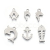 Non-Tarnish 201 Stainless Steel Charms STAS-R118-08-1