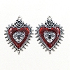 Gothic Style Alloy Resin Pendants PW-WGE8991-01-5