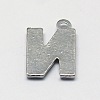 Alloy Rhinestone Letter Charms RB-A052-N01-2