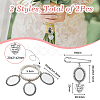 SUPERFINDINGS Imitation Pearl Wedding Bouquet Jewelry Set BJEW-FH0001-01A-2