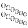  12Pcs 6 Styles 201 Stainless Steel Grooved Finger Ring Settings RJEW-TA0001-04P-10
