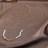 925 Sterling Silver with Natural Pearls Beads Necklaces NJEW-Z030-07G-2