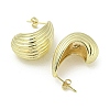 Brass Stud Earrings EJEW-Q799-01G-2