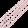 Transparent Glass Beads Strands X1-EGLA-A034-T8mm-MD22-2