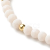 Glass Beads Stretch Bracelets Sets BJEW-JB06575-04-9