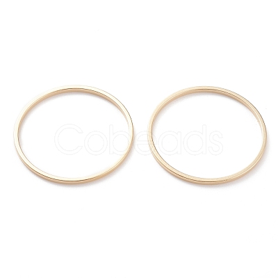 Brass Linking Rings KK-Y003-03I-G-1