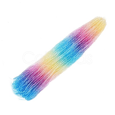 Baking Painted Glass Bead Strands DGLA-A039-T6mm-A07-1