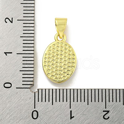 Rack Plating Brass Enamel Pendants KK-B091-15G-1