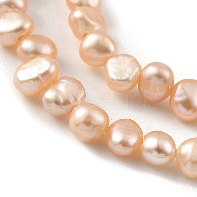 Natural Cultured Freshwater Pearl Beads Strands PEAR-A006-02D-1