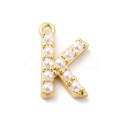 Plastic Imitation Pearl Pendants KK-P230-17G-1