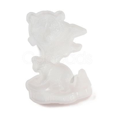 Bear Family DIY Silicone Molds AJEW-D052-06-1