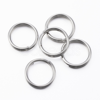 Tarnish Resistant 304 Stainless Steel Split Rings STAS-H413-09P-1