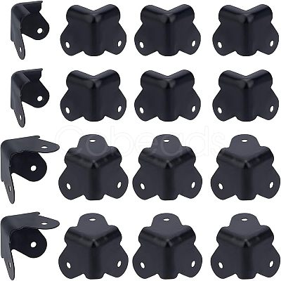 CHGCRAFT 24Pcs 2 Style Iron Corner Protector AJEW-CA0001-72-1