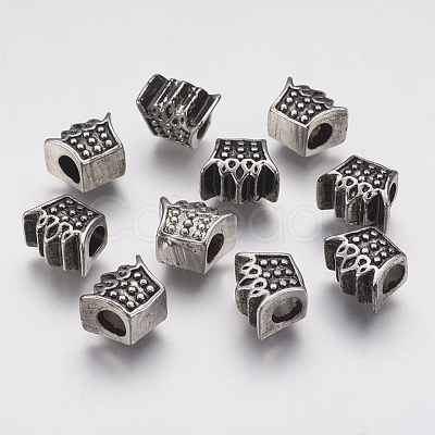 Ion Plating(IP) 304 Stainless Steel European Beads STAS-J022-085AS-1