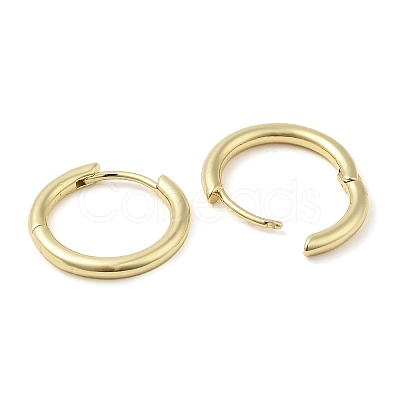 Rack Plating Brass Huggie Hoop Earrings EJEW-Q773-16G-1