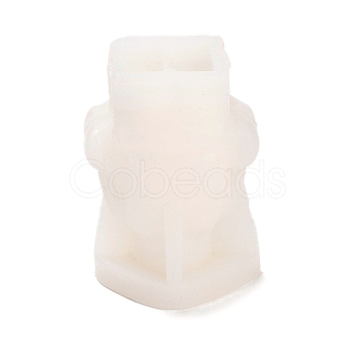 Robot Candle Silicone Statue Molds DIY-L072-006-1